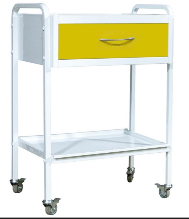 Столик маніпуляційний СМ-3Є (на колесах, 1 ящик, 650х400х900мм), TM ZAPOVIT